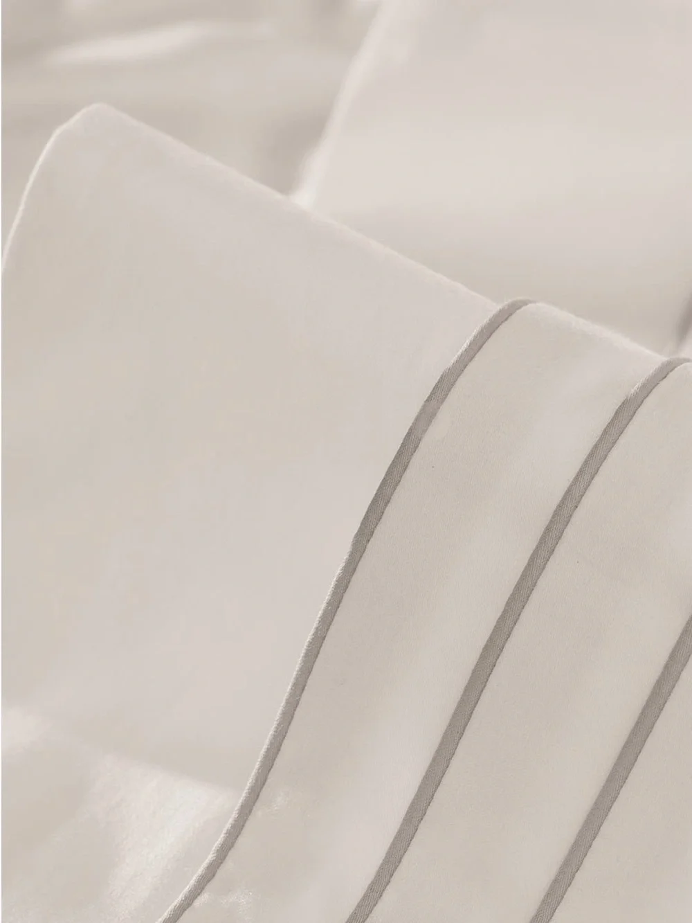 Boll & Branch NEW Full/Queen Duvet  In White/Pewter 🔥No offer item🙏🏻 $369 MSRP